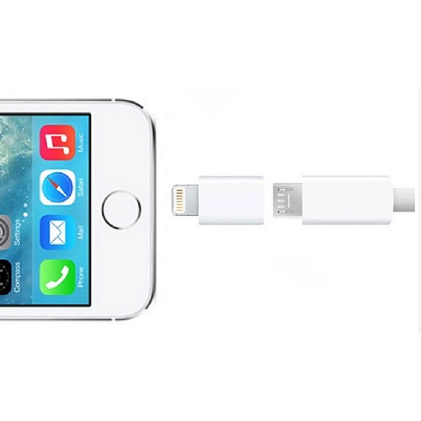 Đầu Chuyển Cổng Micro USB sang Lightning dùng cho iphone - Đầu chuyển micro Usb sang Lightning Iphone các loại