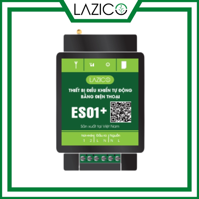 Điều khiển từ xa máy bơm nước 220V qua điện thoại dùng app smartphone LAZICO ES01+