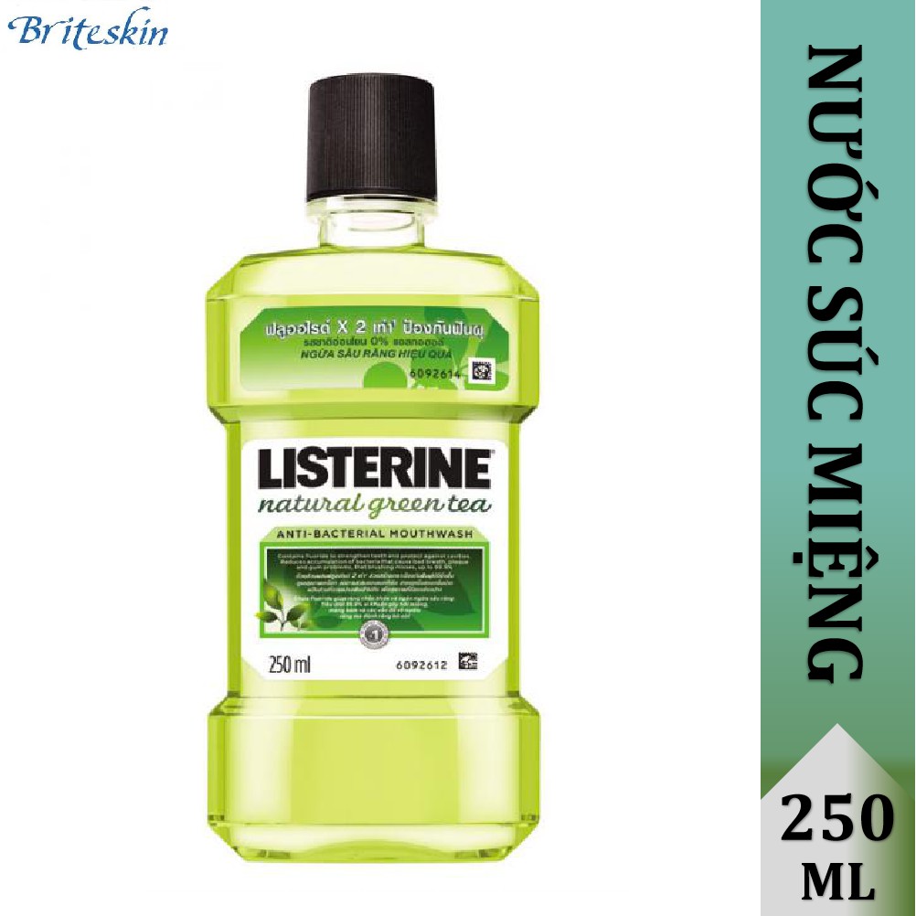 Dòng Nước Súc Miệng Sạch Khuẩn, Bảo Vệ Răng Miệng Listerine (Chai 250ml)