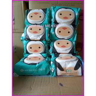 Combo 05 gói khăn ướt agi loại 100 tờ không mùi
