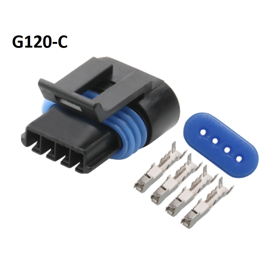 G120-Giắc cắm cảm biến áp suất đầu vào, phích cắm động cơ tốc độ 4 lỗ