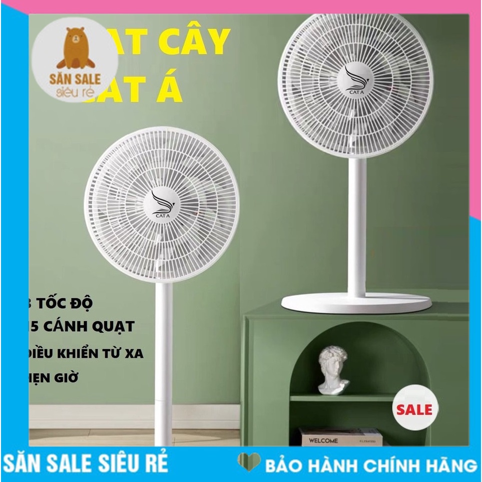 Quạt cây, quạt đứng Cát Á có điều khiển từ xa - 3 tốc độ - Quạt 15 cánh siêu mát - Bảo Hành 6 Tháng