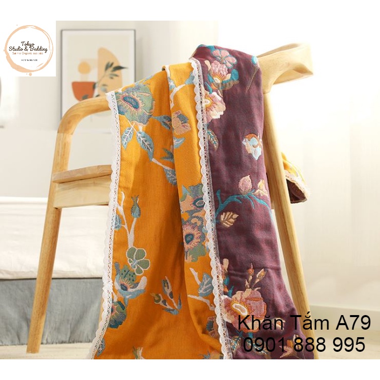 O19_Khăn tắm xô 100% Organic Cotton cao cấp (Size:140*70cm)