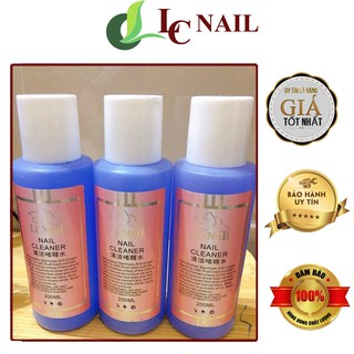 Nước lau gel , cồn lau gel chuyên dụng cho thợ Nail 200ml