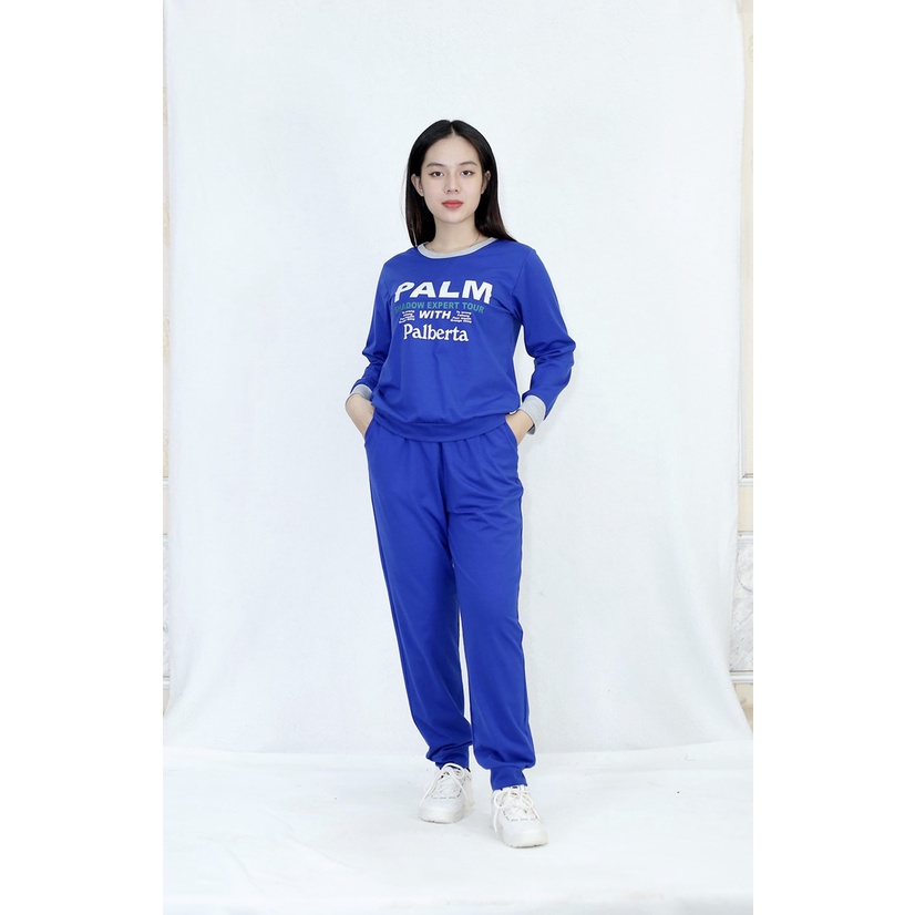 [HÌNH THẬT] Bộ đồ thể thao quần dài tay dài  - Vải Cotton 65/35 Cao Cấp