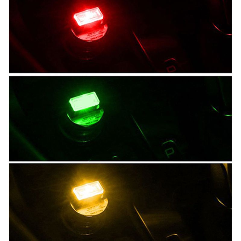 Đèn LED cổng USB mini trang trí nội thất xe hơi