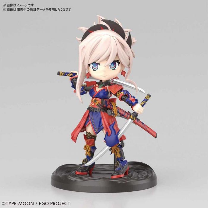 MÔ HÌNH LẮP RÁP PETIT RITS FGO MIYAMOTO MUSASHI BANDAI SERIES FATE GRAND/ORDER