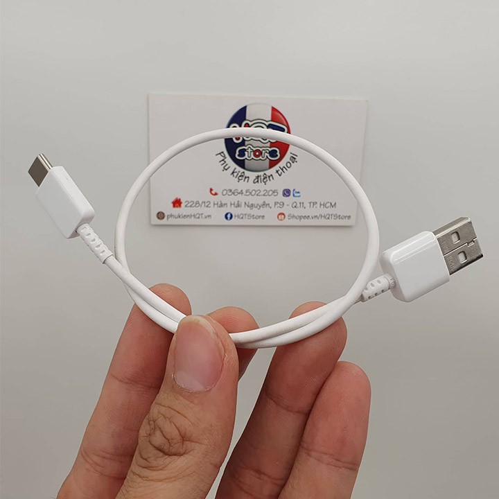 Cáp sạc nhanh Type C siêu ngắn 30cm cho pin dự phòng