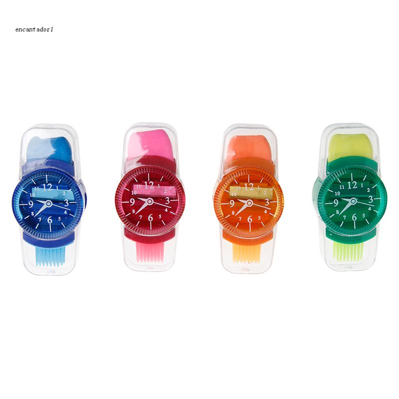 ✿ 1 Dụng Cụ Gọt Bút Chì Hình Đồng Hồ Hoạt Hình