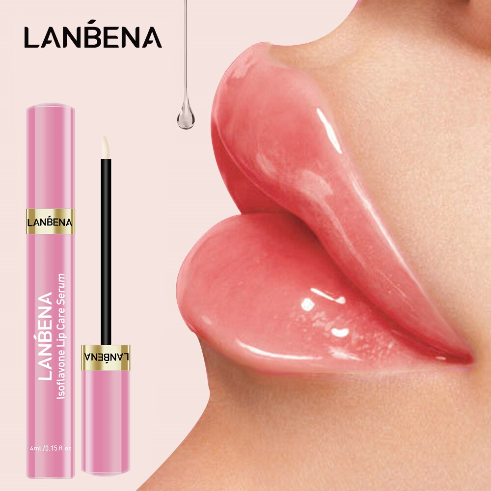 Serum dưỡng môi LANBENA tăng độ đàn hồi cho đôi môi căng mọng làm mờ nếp nhăn môi dưỡng ẩm