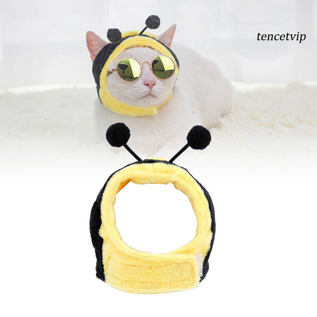 Mũ trùm đầu cotton mềm mại thiết kế hoạt hình đáng yêu dành cho thú cưng
