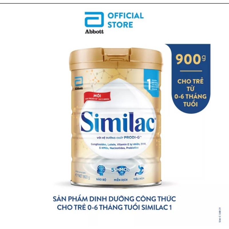 Sữa similac IQ HMO Plus số 1 900g (0-6 tháng)