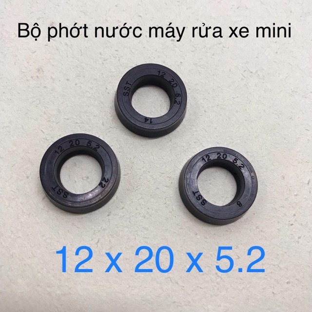 Bộ 3 phớt máy rửa xe mini gia đình