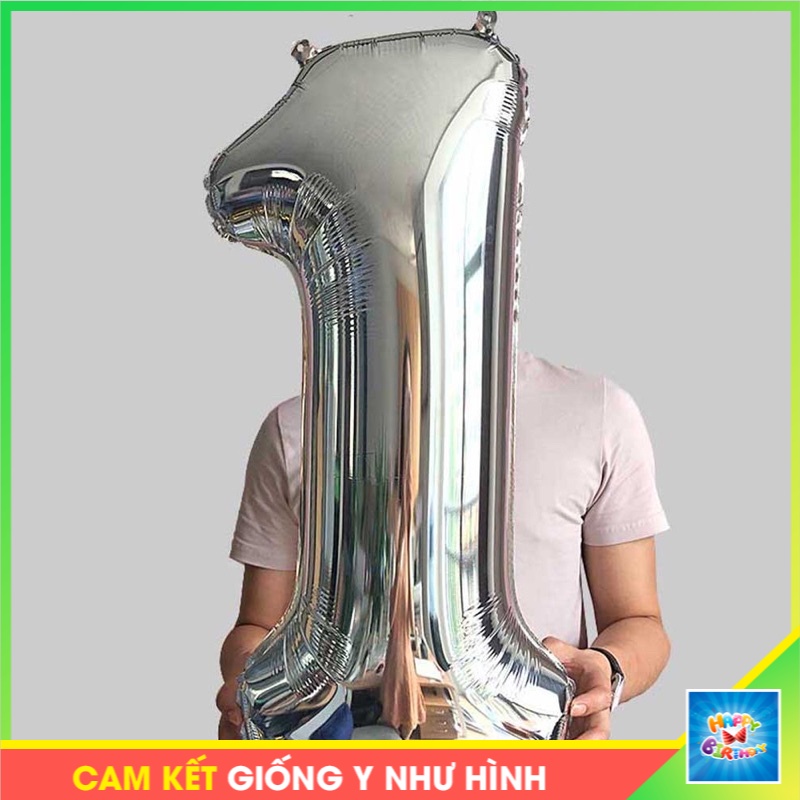 [CỠ ĐẠI] Bóng số sinh nhật size 80cm để trang trí sinh nhật, tiệc tùng, sự kiện