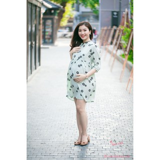 Đầm bầu thiết kế sườn xám