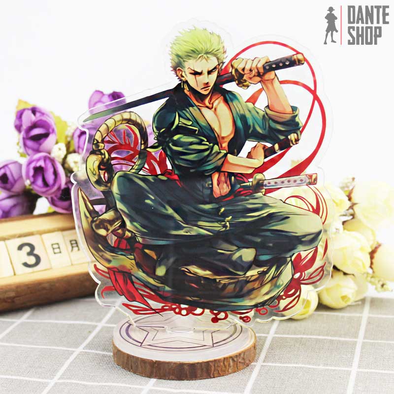 Mô Hình Standee Acrylic Anime One Piece Nhân Vật Luffy, Zoro, Sanji, Nami, Robin (14-15.5cm)