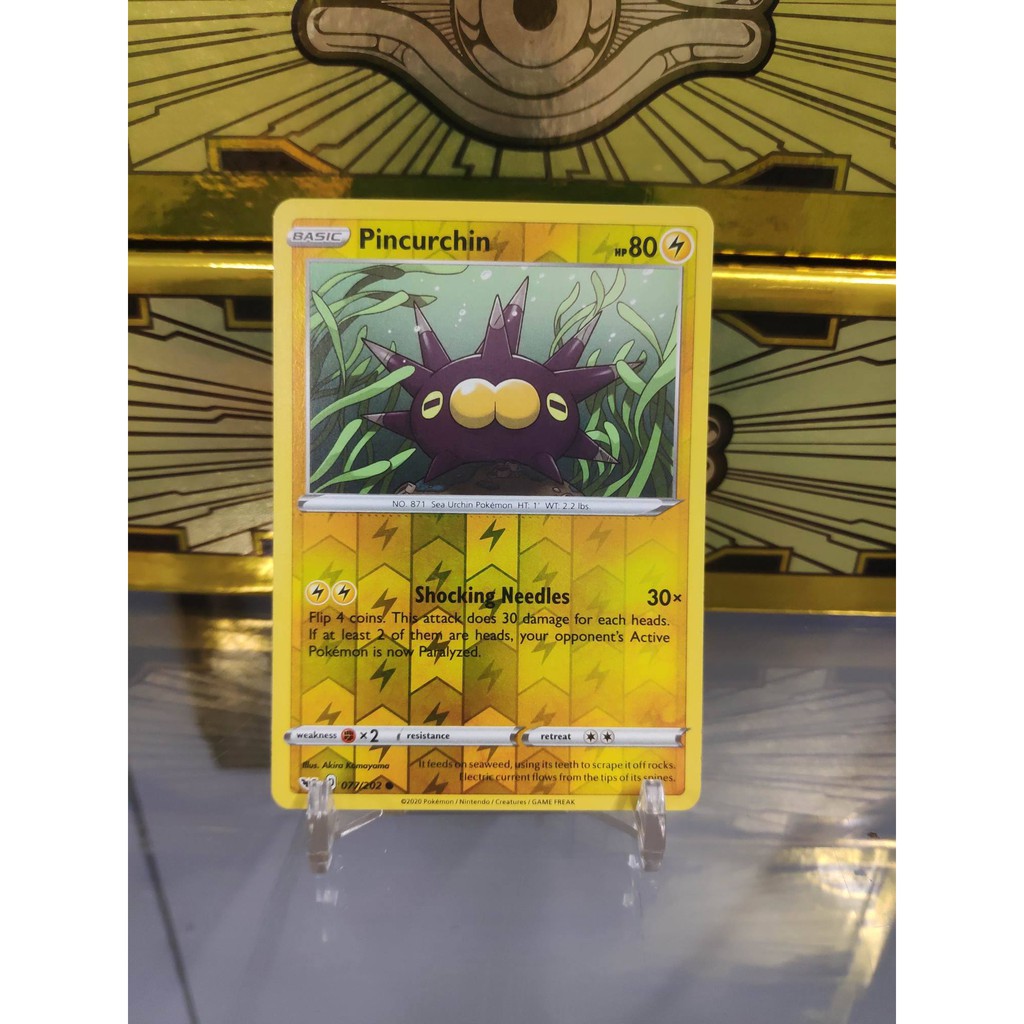 [ Dưa Hấu Yugioh ] Lá bài thẻ bài Pokemon Pincurchin