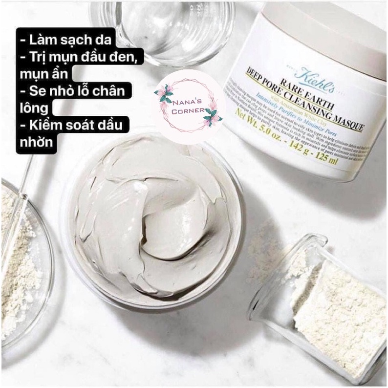 Mặt Nạ Đất Sét Kiehl's Rare Earth Deep Pore Cleasing Masque