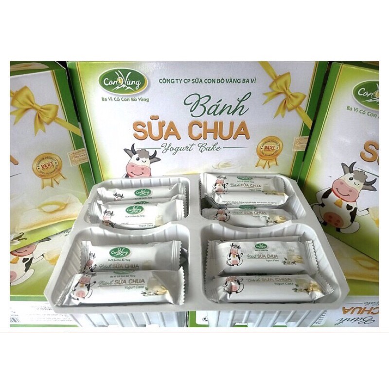 HỘp bánh sữa chua con bò vàng ba vì 300g