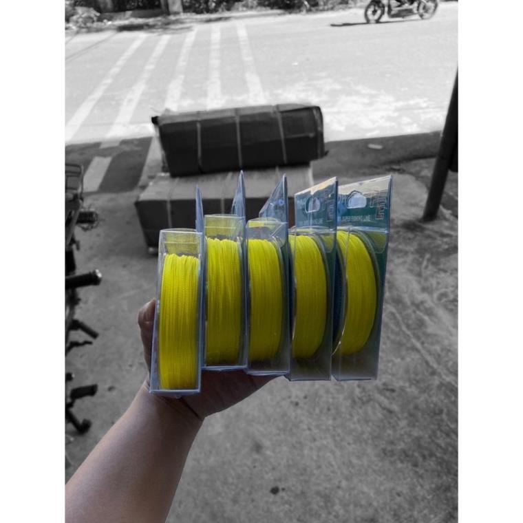 Dù SW 100m câu cá bện chặt sợi vàng óng, tải cá tốt/dù đủ size