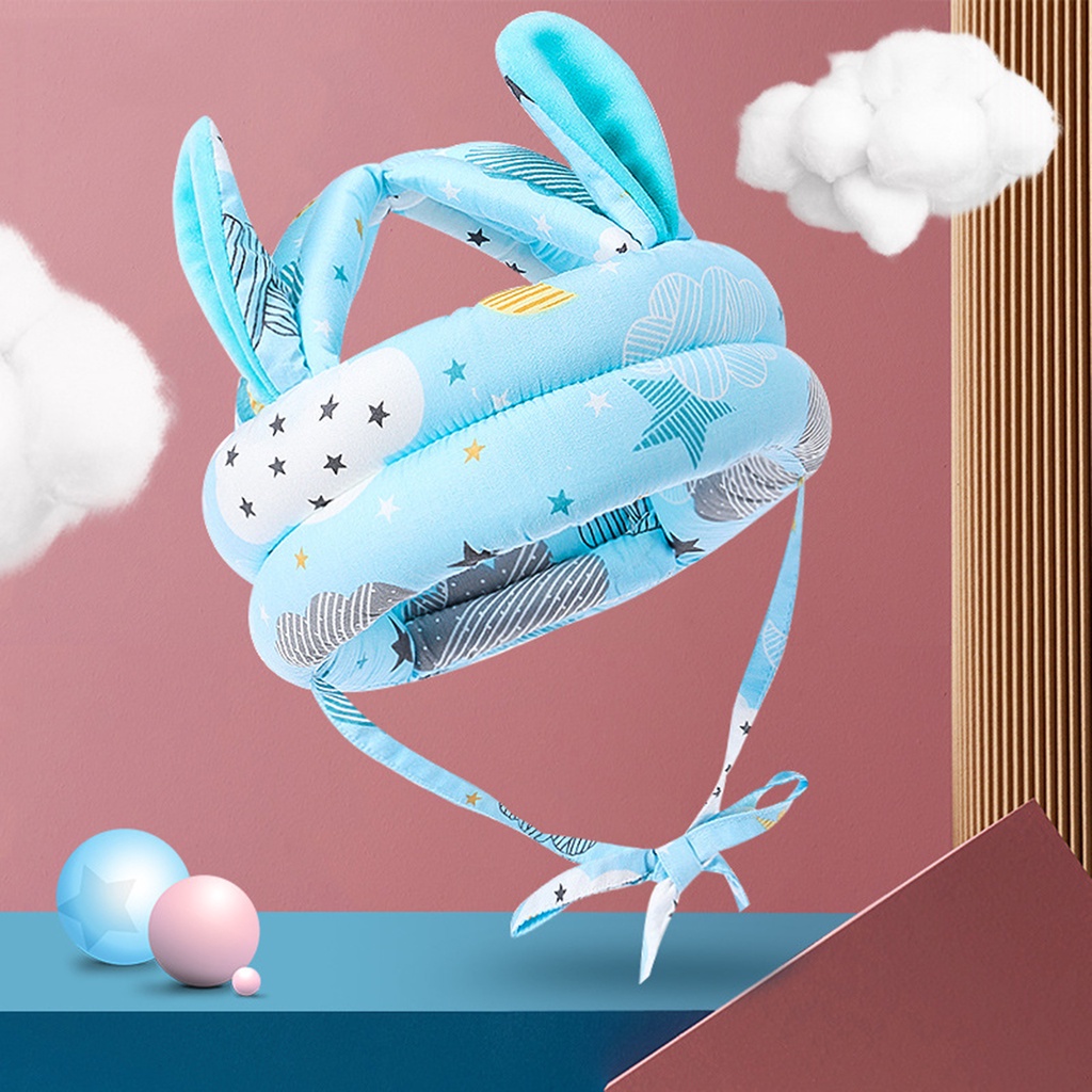 Mũ Bảo Hiểm Mềm Thoáng Khí An Toàn Cho Bé Tập Bò