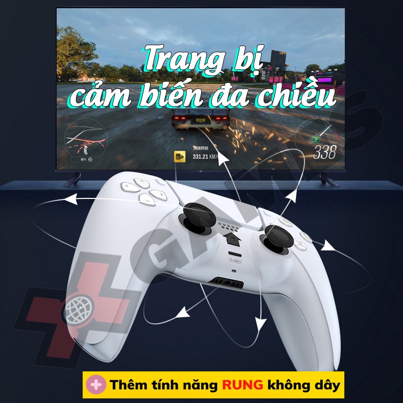 Tay Cầm T28/P4Plus, Tay cầm chơi game fifa online 4 có Bluetooth Cho PC/Laptop/Điện Thoại Android/TV Android/TV/IOS/PS4