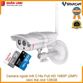 Mua Camera ngoài trời Vstarcam C16s Full HD 1080P kèm thẻ 128GB
