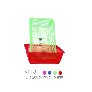 Rổ nhựa song long r387