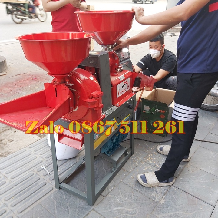 Máy chà gạo mini gia đình giá rẻ tại Bắc Giang