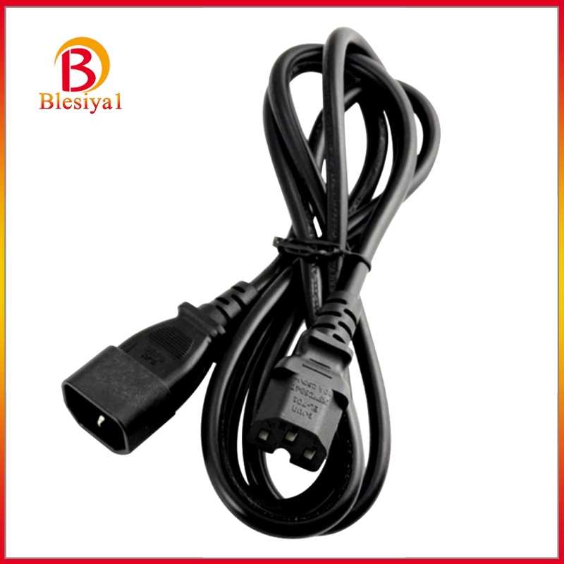 [BLESIYA1] 10A IEC 320 C14 to C15 AC Power Extension Cord IEC320 for Computer PDU UPS