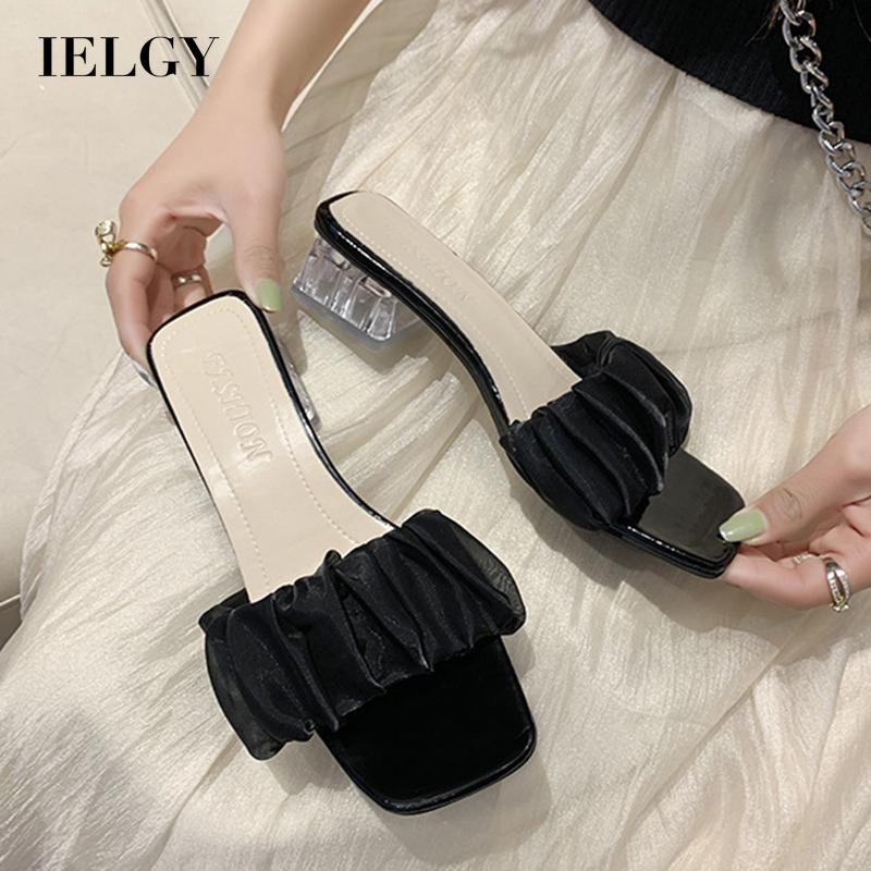 Giày đi biển IELGY gót pha lê phong cách Hàn Quốc thời trang dành cho nữ