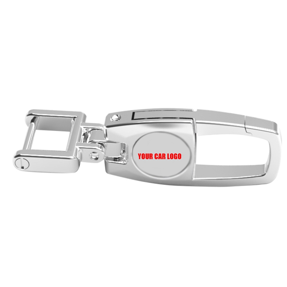 Móc Khóa Kim Loại Hình Logo Xe Hơi Honda Au-Di Benz Ford