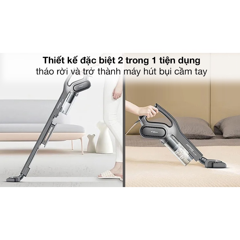 Máy hút bụi mini Deerma cầm tay thông minh Vacuum Cleaner DX700S, DX700 - HAPOS phân phối