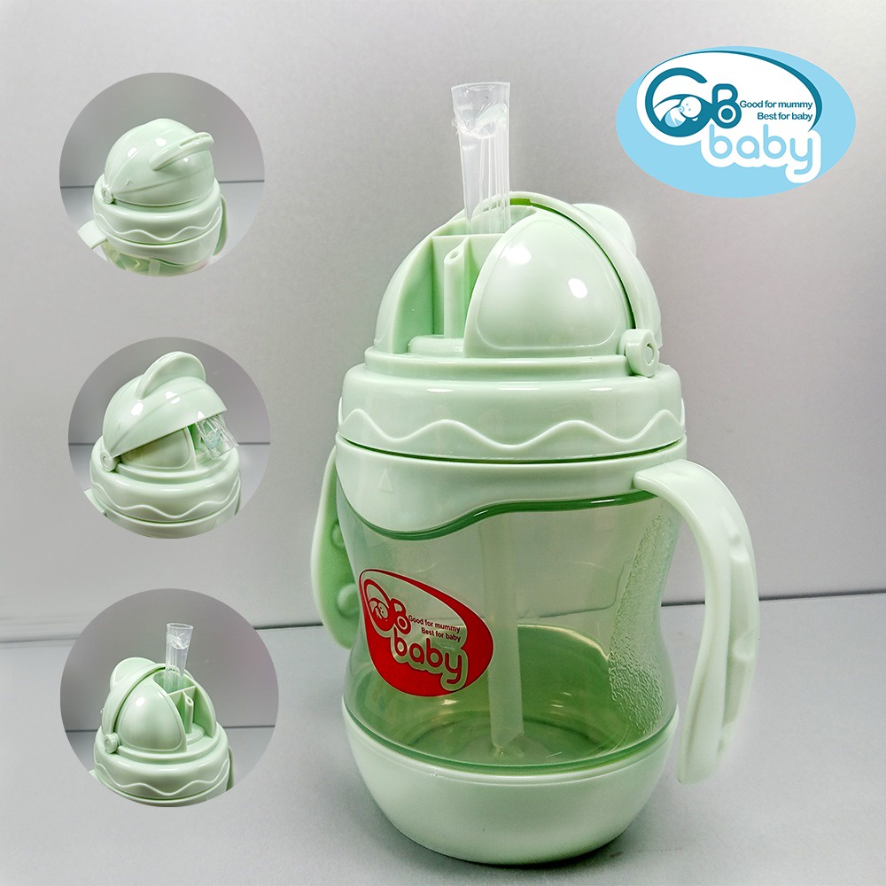 Bình tập uống nước cho bé (Bật Béo) 240ml GB-Baby Chính Hãng