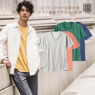 UNIQLO - Áo thun nam cổ tròn dòng Dry