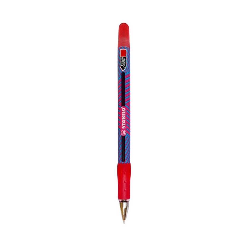 Bút Bi Nắp Stabilo Exam Grade BP587NXF-RD - Mực Đỏ