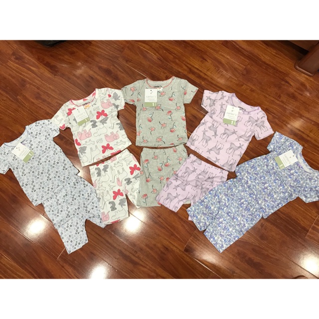 Set 5 bộ carter cho bé gái( ảnh thật)