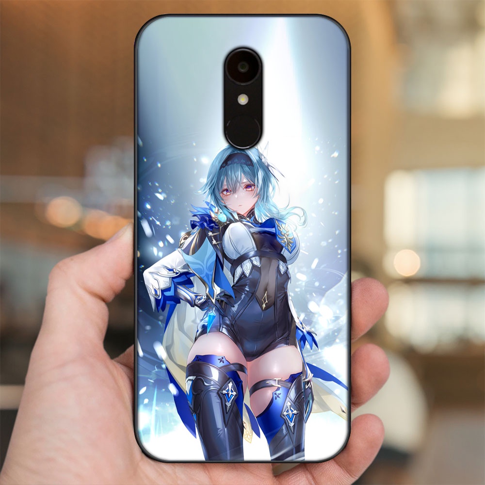 Ốp lưng Xiaomi Redmi 5 viền đen in hình Eula Genshin Impact