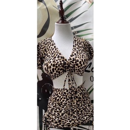 Đồ Đi Biển # Đồ Bơi # Bikini Hai Mảnh Áo Rút Ngực Quần Rút Dây Hai Bên Hông Dễ Thương HM-103
