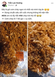 [ Có sẵn ] Cơm cháy cay vừa siêu sốt siêu ruốc siêu ngon