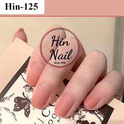 móng tay giả kèm keo dán sơn nhám hồng cá tính Hin Nail