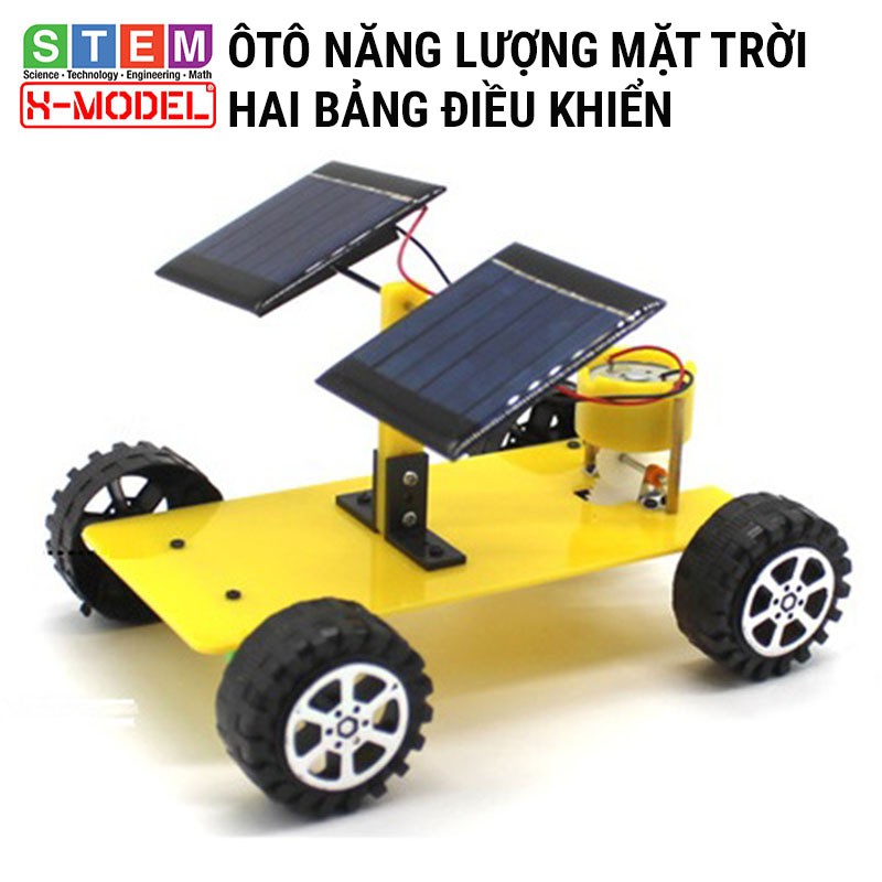 Xe 4 bánh đồ chơi nhựa lắp ráp cho bé chạy bằng năng lượng mặt trời  ST26 X-MODEL Đồ chơi DIY cho bé| Giáo dục STEAM
