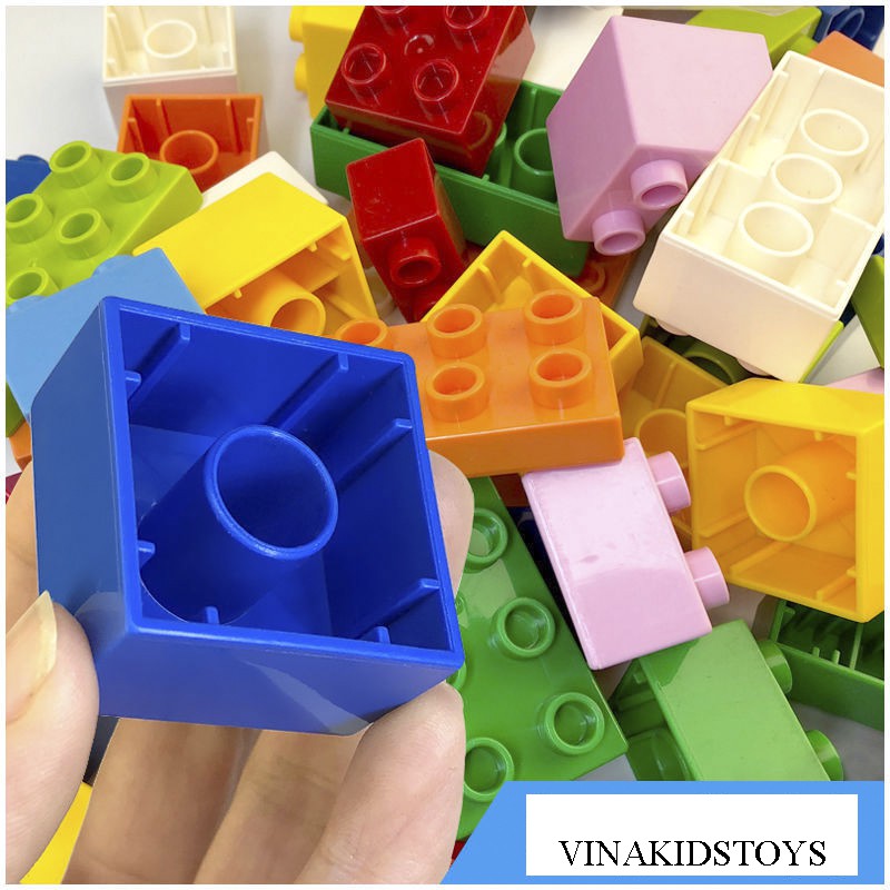 Lắp ghép FANTASTIC  VNKT001 (hộp 53 pcs)- Vinakidstoys ( tương thích lego duplo)