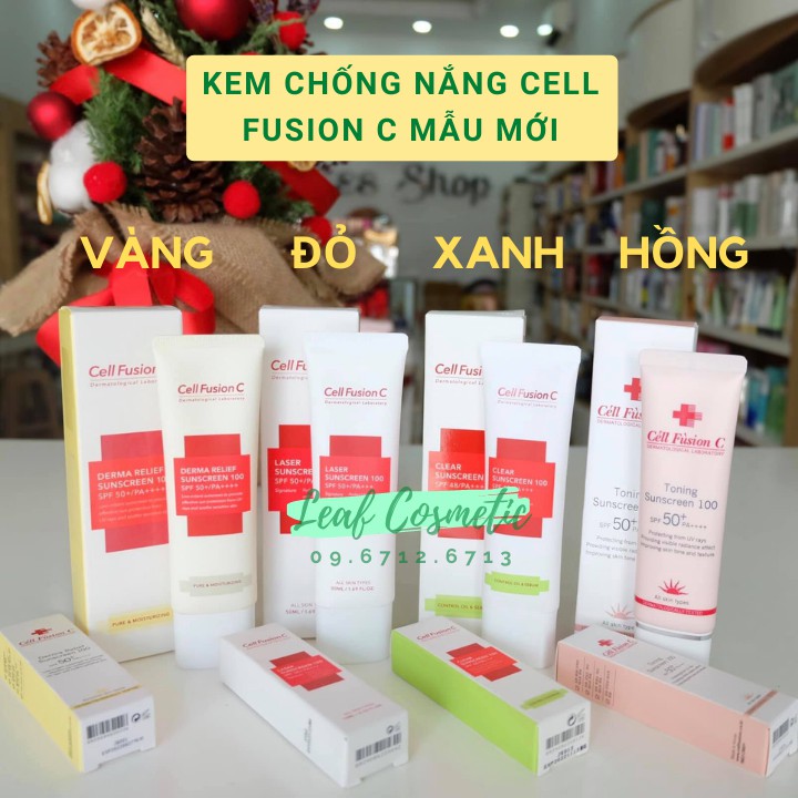 [ Chính Hãng - Mẫu Mới ] Kem chống nắng Cell Fusion C Laser Sunscreen 100 SPF50+/PA+++