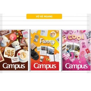 VỞ KẺ NGANG CAMPUS 80 trang ( LỐC 10 QUYỂN )