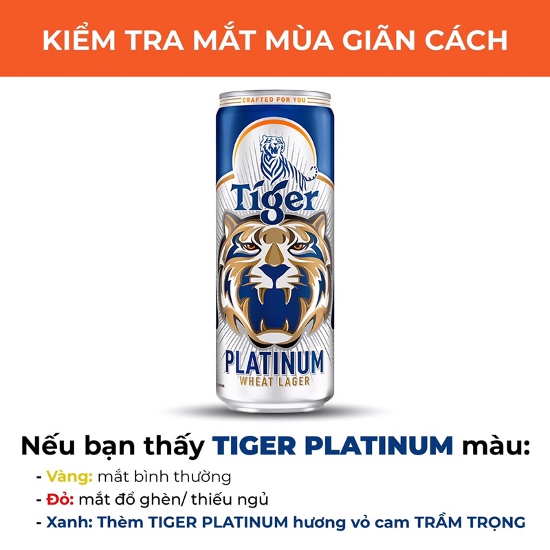 [Q.3] QUẬN 3 [HỎA TỐC] [RẺ NHẤT SHOPEE] BIA TIGER KARIK LON BIA SƠN TÙNG LÚA MÌ TIGER PLATINUM WHEAT LAGER 330ML/LON