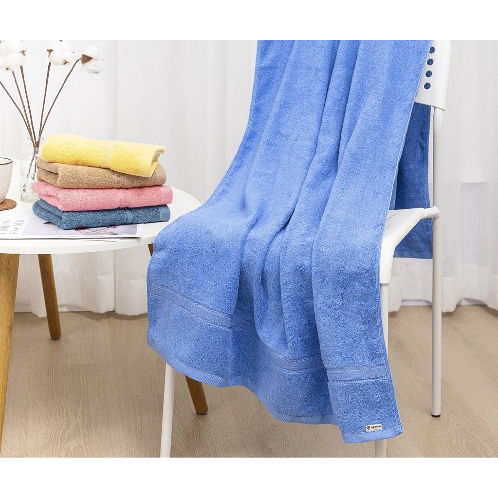 Khăn Tắm, khăn Mặt Bông Nở Cao Cấp 60x120cm (320gr) Cotton Kháng Khuẩn đủ màu sắc Mềm Mại, Thấm Hút Hiệu Qủa