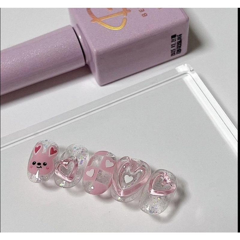 Nailbox ,10 móng úp thiết kế hoạ tiết siêu xinh.