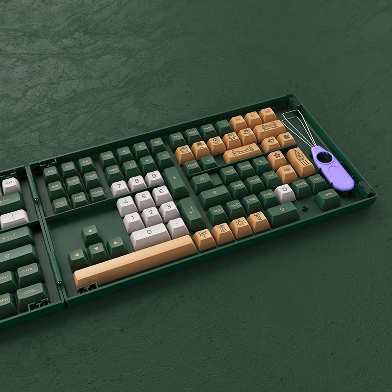 Set keycap AKKO World Tour London (PBT Double-Shot/ASA profile/198 nút)