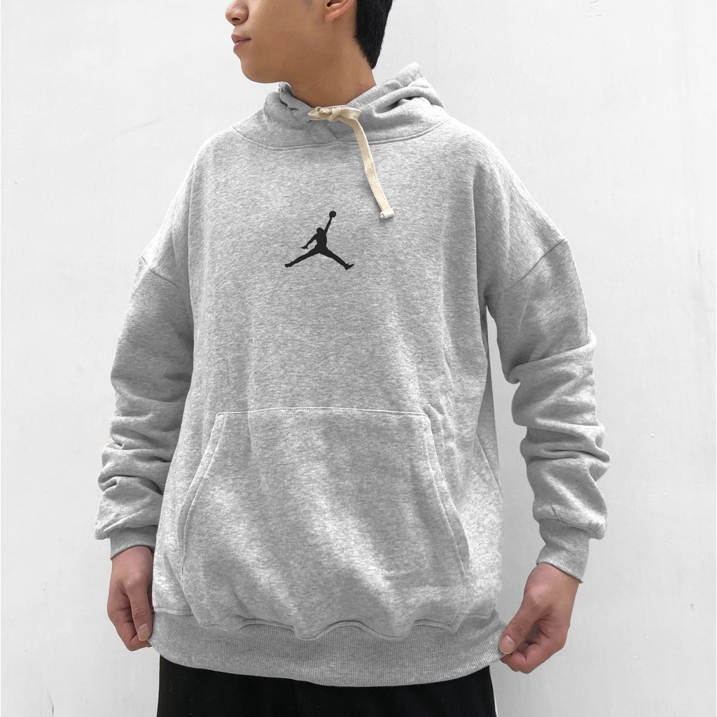 áo Hoodie JORDAN nỉ cotton form rộng unisex, Hoodie dáng rộng dài tay, phong cách thể thao đường phố, Zoeclothing